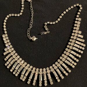 Stunning Clear Rhinestone Necklace